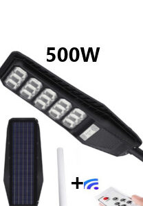 Lampa Solara Stradala, 500W, cu 15 Casete, Telecomanda si Suport Inclus, Ip67, 01400ZD