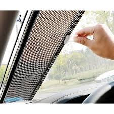 Parasolar auto cu ventuze, retractabil, negru, pentru parbriz sau geamuri laterale 0140BSL