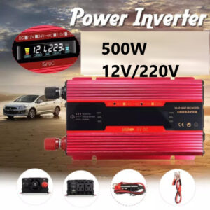 Super Oferta! Invertor Auto Power Inverter, 12V- to 220V~/50Hz, putere 500W 0500