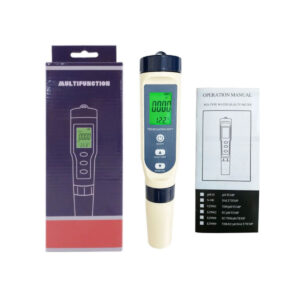 Tester de apa 5 in 1, PH, TDS, Temperatura, EC si Salinitatea, ecran LCD, precizie ridicata 0700dfr