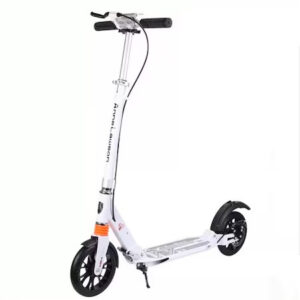 Trotineta Alba din Aluminiu, cu suspensii, pentru copii si adulti, greutate maxima 100 kg, TR01, 02600LN