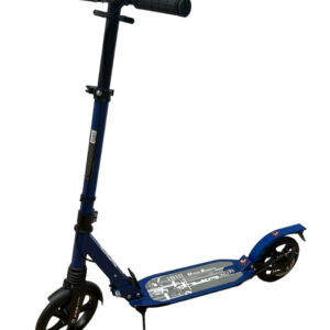 Trotineta Albastra din Aluminiu, cu suspensii, pentru copii si adulti, greutate maxima 100 kg, TR01, 02600LN