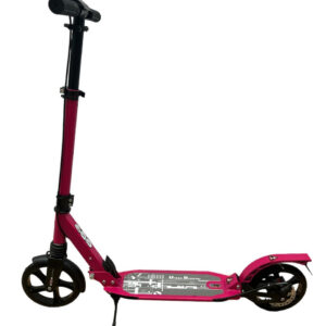 Trotineta Roz din Aluminiu, cu suspensii, pentru copii si adulti, greutate maxima 100 kg, TR01, 02600LN