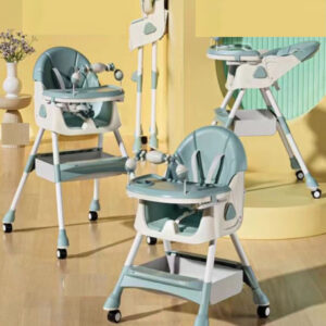 Scaun de Masa Pentru Bebelusi E560 Verde-Alb, 02300CLT