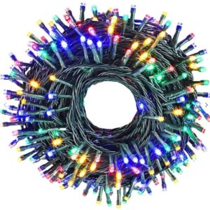 INSTALATIE LUMINOASA MULTICOLORA CU JOCURI DE LUMINI 50 METRI