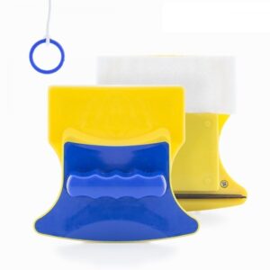 CURATATOR CU SUPRAFATA MAGNETICA CU BURETI PENTRU GEAMURI 1+1