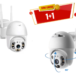 SET X2 CAMERA DE SUPRAVEGHERE WI FI EXTERIOR, ROTATIVA 360°, CU SENZOR DE MISCARE