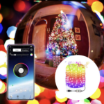 Instalatie de Craciun SMART RGB Cu lumini Tip BULB si Control Bluetooth prin Aplicatie