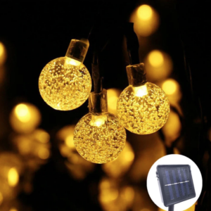 Instalatie de Craciun tip Bulb cu Panou Solar