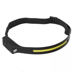 Lanterna frontala cu LED si COB LED 110lm si 380lm, acumulator 3.7V 1200mAh incorporat