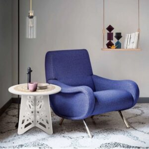 Masuta de cafea, etajera alba