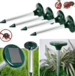 Set 4 Aparat cu incarcare solara pentru alungat cartite -Dispozitiv ultrasonic