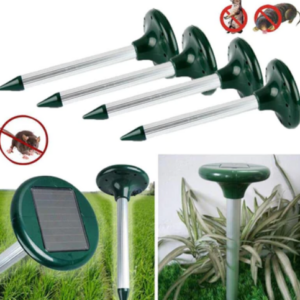 Set 4 Aparat cu incarcare solara pentru alungat cartite -Dispozitiv ultrasonic