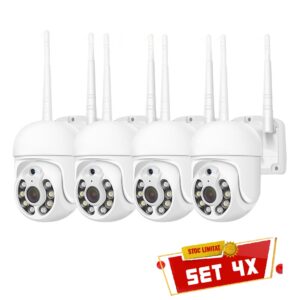 SET X4 CAMERA DE SUPRAVEGHERE WI FI EXTERIOR, ROTATIVA 360°, CU SENZOR DE MISCARE