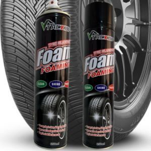 Set 2x Spumă activa pentru revitalizarea Anvelopelor Strălucire Intensă și Protecție de Durată, Fără Efort