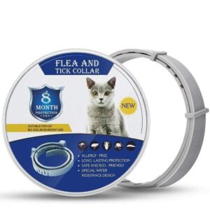 Zgarda antiparazitara, pentru purici si capuse, protectie pana la 6 luni pentru animale