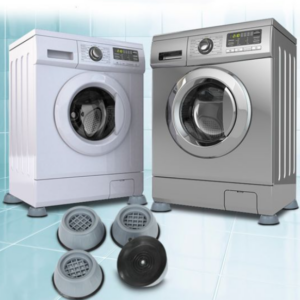 1+1 GRATIS! Set 4 piese antiderapante & anti-zgomot pentru masina de spalat