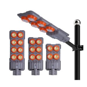 Lampă Solară Stradală Exterior cu Senzor de Miscare și Telecomandă – 400W / 600W